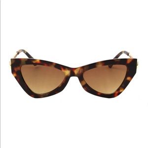 Tortoise Brown Cat Eye Sunglasses Shades